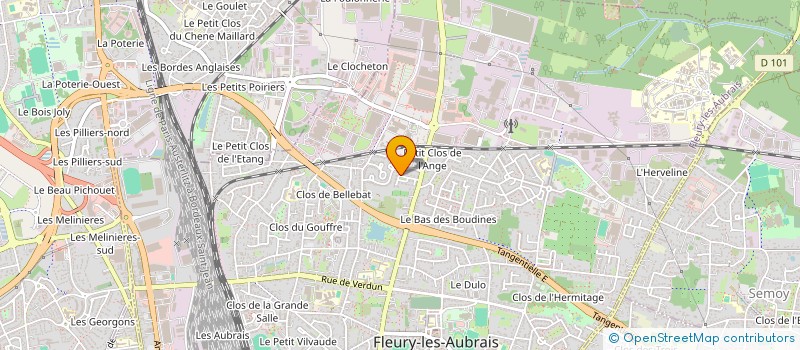 localisation de l'entreprise MADAME ELENA MACAGON à FLEURY-LES-AUBRAIS