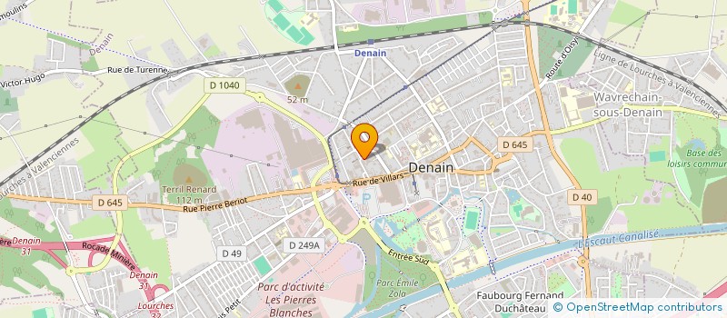 localisation de l'entreprise MADAME ELENA MADALINA MARIN  DENAIN