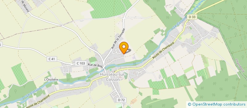 localisation de l'entreprise MADAME ELENA MAKAROVA  HUISSEAU-SUR-COSSON