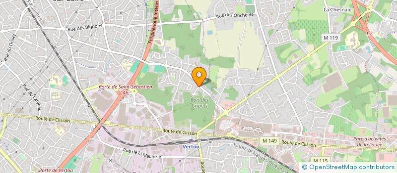 localisation de l'entreprise MADAME ELENA MAKSIMOVA  SAINT-SEBASTIEN-SUR-LOIRE