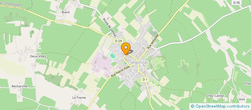 localisation de l'entreprise MADAME ELENA MALANCUS  LIGNIERES-AMBLEVILLE