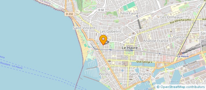 localisation de l'entreprise MADAME ELENA MARCETIC à LE HAVRE