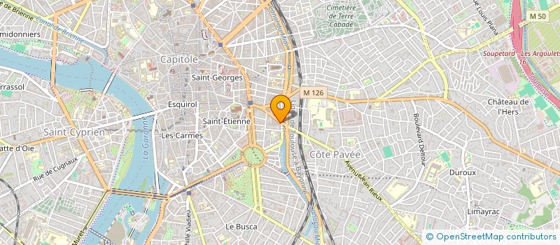 localisation de l'entreprise MADAME ELENA MARRARO  TOULOUSE