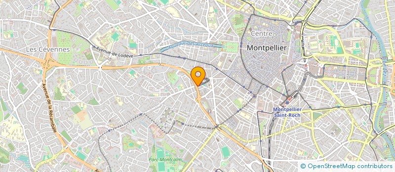 localisation de l'entreprise MADAME ELENA MARTIN à MONTPELLIER