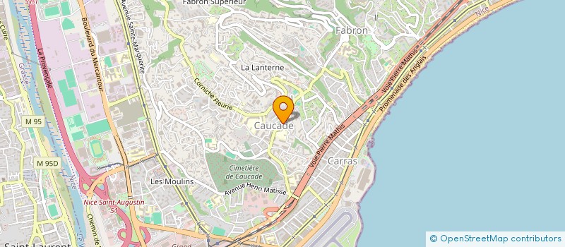localisation de l'entreprise MADAME ELENA MASELLI à NICE