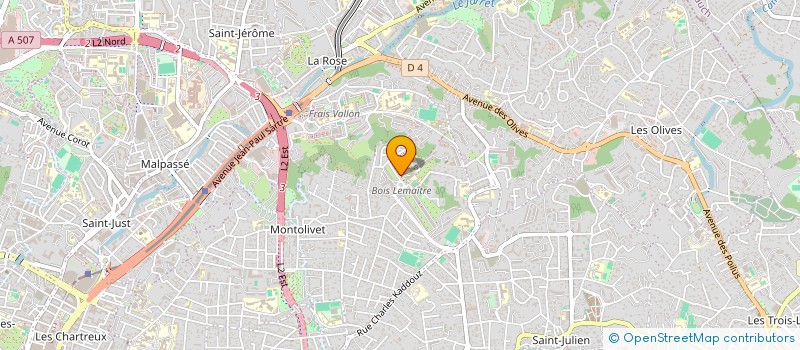 localisation de l'entreprise MADAME ELENA MOCQUAIS à MARSEILLE