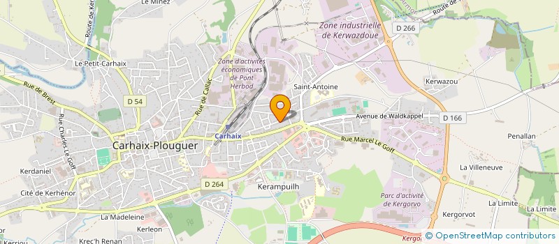 localisation de l'entreprise MADAME ELENA MORARESCU à CARHAIX-PLOUGUER