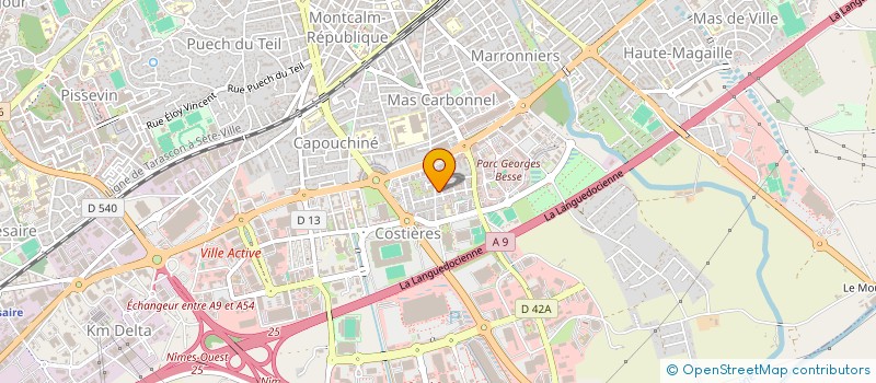 localisation de l'entreprise MADAME ELENA NECULAU  NIMES