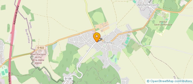 localisation de l'entreprise MADAME ELENA PACHTCHENKO  PLAILLY