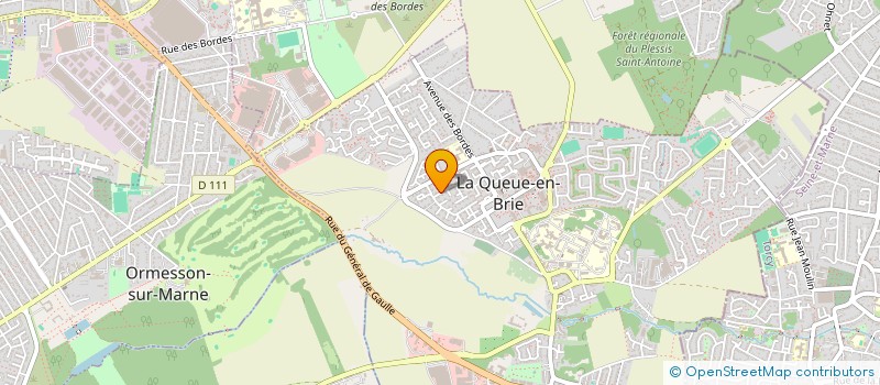 localisation de l'entreprise MADAME ELENA PAVAN à LA QUEUE-EN-BRIE