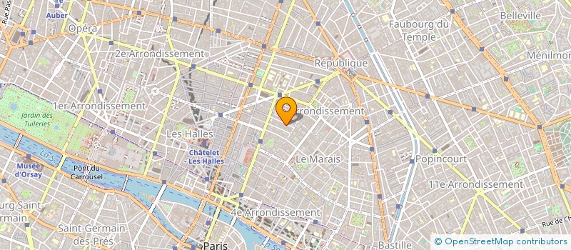 localisation de l'entreprise MADAME ELENA PERATONER  PARIS