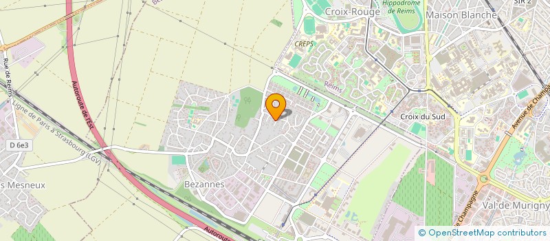 localisation de l'entreprise MADAME ELENA PETROVA  BEZANNES