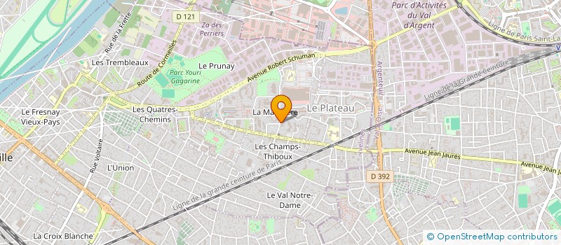 localisation de l'entreprise MADAME ELENA POPKO  SARTROUVILLE