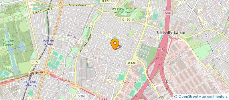 localisation de l'entreprise MADAME ELENA POPOVITCHEVA  L'HAY-LES-ROSES