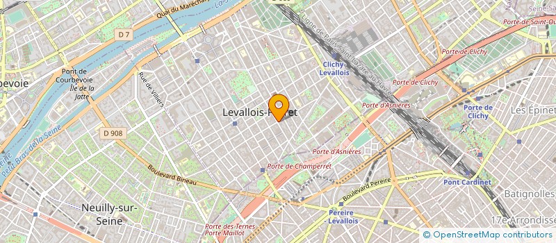 localisation de l'entreprise MADAME ELENA PROCOPIOU à LEVALLOIS-PERRET