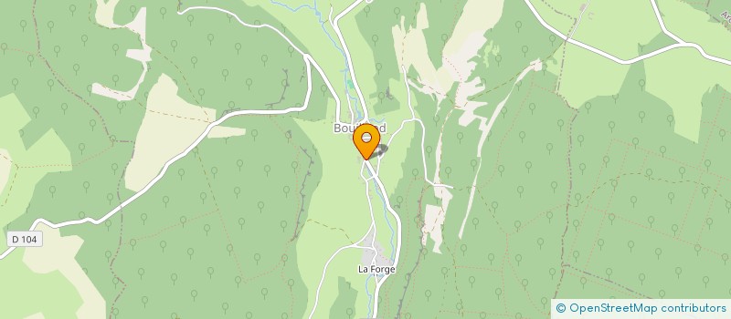 localisation de l'entreprise MADAME ELENA RAJAUD  BOUILLAND