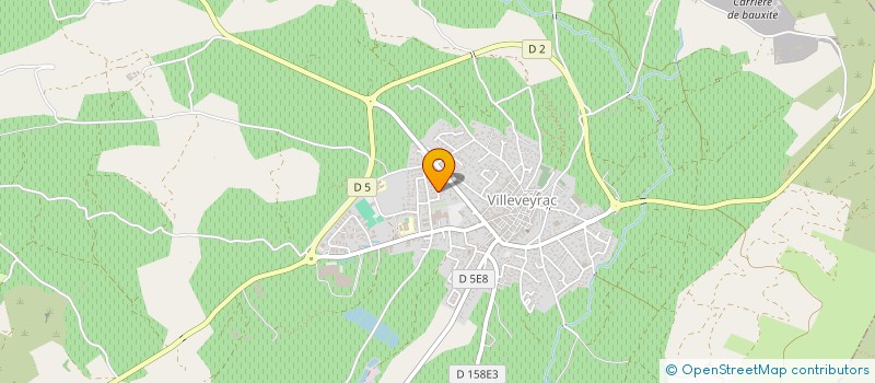 localisation de l'entreprise MADAME ELENA REY  VILLEVEYRAC