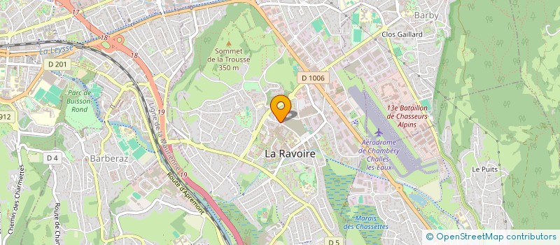 localisation de l'entreprise MADAME ELENA REY BUENO  LA RAVOIRE