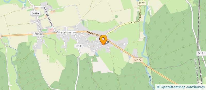 localisation de l'entreprise MADAME ELENA ROSSI  VILLERS-FARLAY