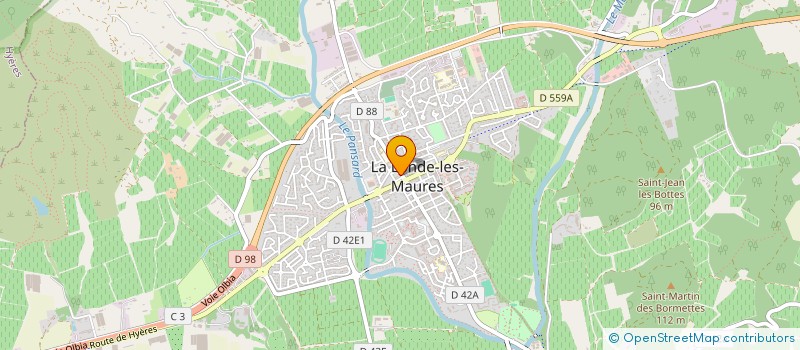 localisation de l'entreprise MADAME ELENA ROVEILLO  LA LONDE-LES-MAURES