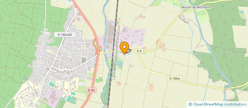 localisation de l'entreprise MADAME ELENA SAGUAR DUENAS  ROUFFACH