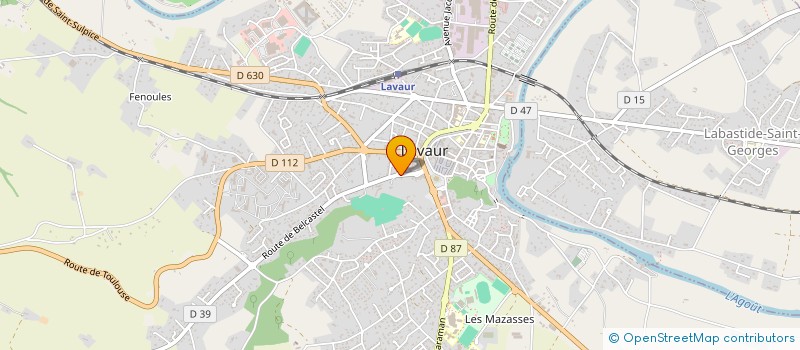 localisation de l'entreprise MADAME ELENA SAIC  LAVAUR