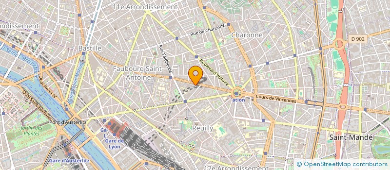 localisation de l'entreprise MADAME ELENA SALETTE  PARIS 12