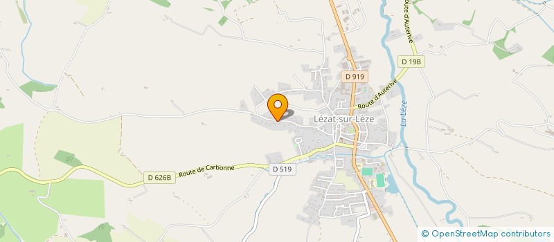 localisation de l'entreprise MADAME ELENA SIDICHENKO à LEZAT-SUR-LEZE