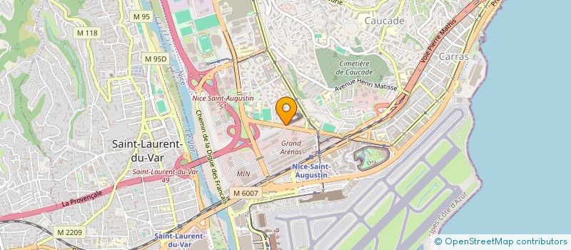 localisation de l'entreprise MADAME ELENA SOKHINOVA à NICE