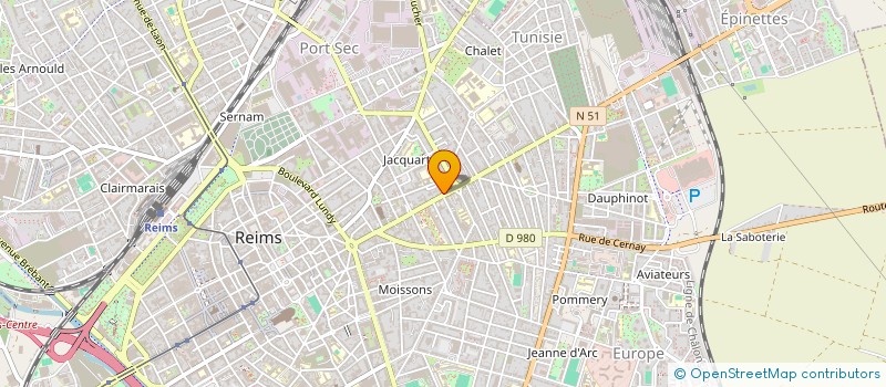 localisation de l'entreprise MADAME ELENA STAN à REIMS