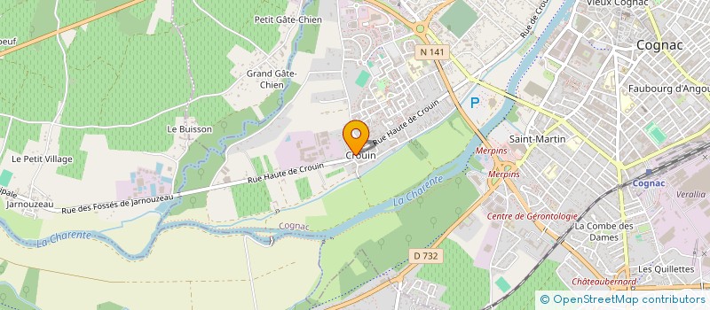 localisation de l'entreprise MADAME ELENA STRANSKAYA à COGNAC