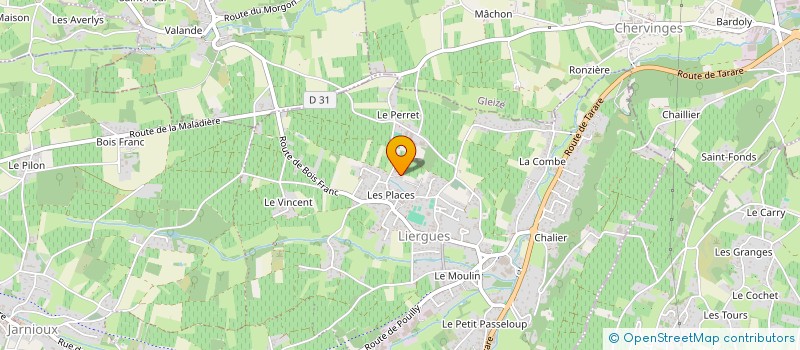 localisation de l'entreprise MADAME ELENA TAPELLA  PORTE DES PIERRES DOREES