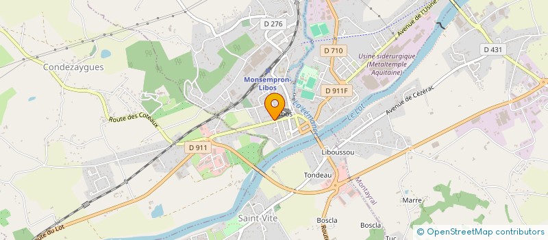 localisation de l'entreprise MADAME ELENA TCHEBALINA à MONSEMPRON-LIBOS