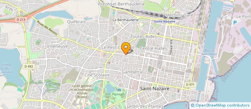 localisation de l'entreprise MADAME ELENA TCHEREPKO  SAINT-NAZAIRE