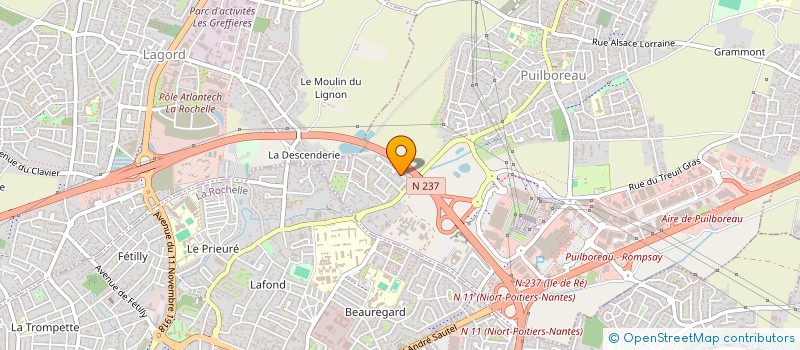 localisation de l'entreprise MADAME ELENA TETU  PUILBOREAU