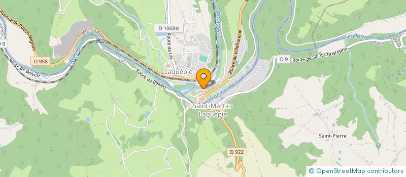 localisation de l'entreprise MADAME ELENA TOMELDEN  LAGUEPIE