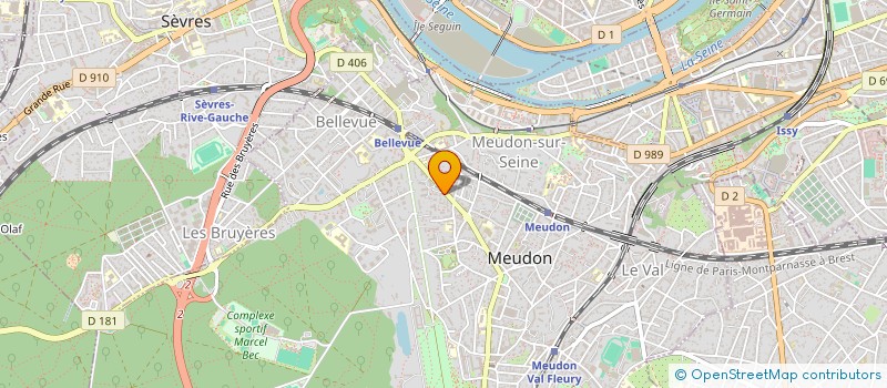 localisation de l'entreprise MADAME ELENA TOULEMONDE  MEUDON