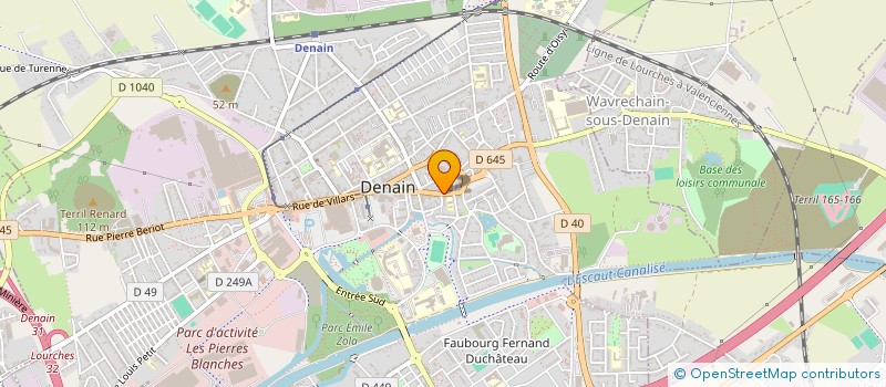 localisation de l'entreprise MADAME ELENA TROFIN  DENAIN