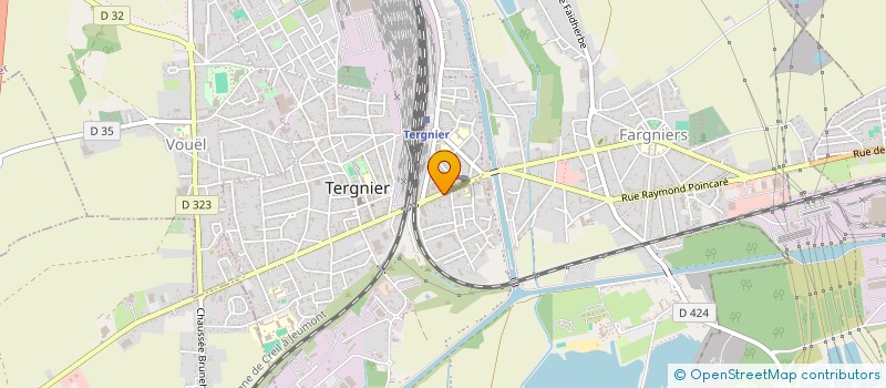 localisation de l'entreprise MADAME ELENA USTEK  TERGNIER