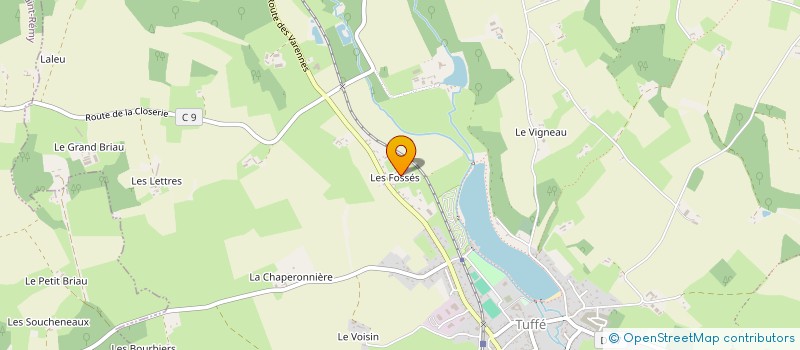 localisation de l'entreprise MADAME ELENA VOLODARSKA à TUFFE-VAL-DE-LA-CHERONNE