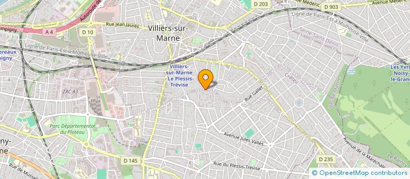 localisation de l'entreprise MADAME ELENA XAYSANA  VILLIERS-SUR-MARNE