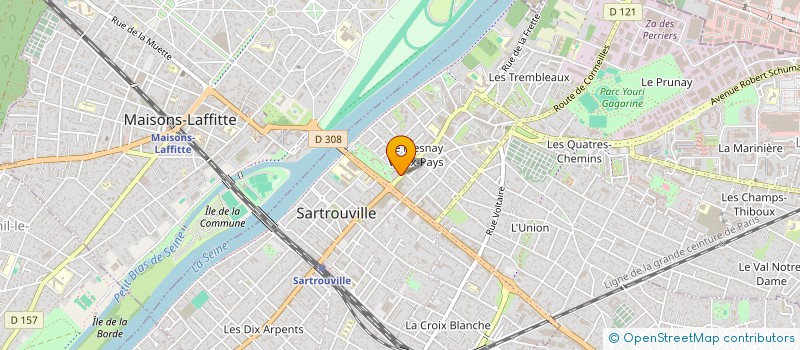 localisation de l'entreprise MADAME ELENA ZAKHAROVA à SARTROUVILLE