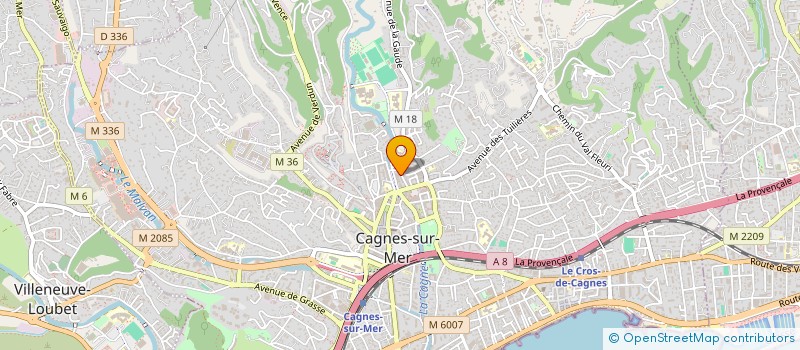 localisation de l'entreprise MADAME ELENA ZAMBETTI à CAGNES-SUR-MER