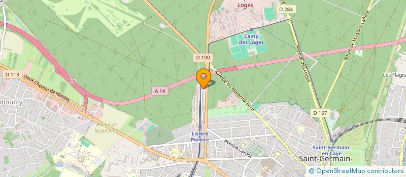 localisation de l'entreprise MADAME ELENE GURGENADZE à SAINT-GERMAIN-EN-LAYE