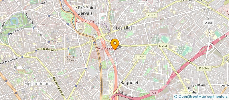 localisation de l'entreprise MADAME ELENI PAPAGEORGIOU à LES LILAS