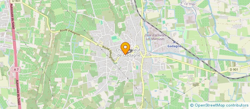 localisation de l'entreprise MADAME ELENI RAPTI  CHATEAUNEUF-DE-GADAGNE