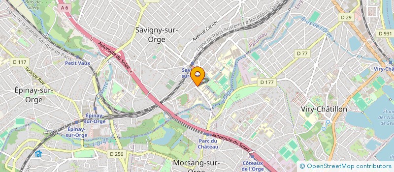 localisation de l'entreprise MADAME ELENICE DA SILVA à SAVIGNY-SUR-ORGE