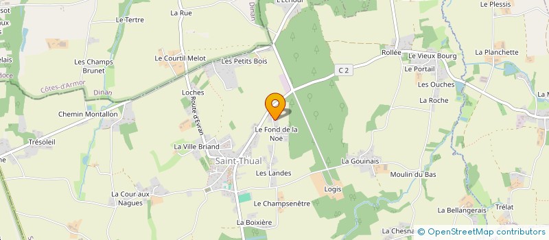 localisation de l'entreprise MADAME ELENNA PIEL  SAINT-THUAL