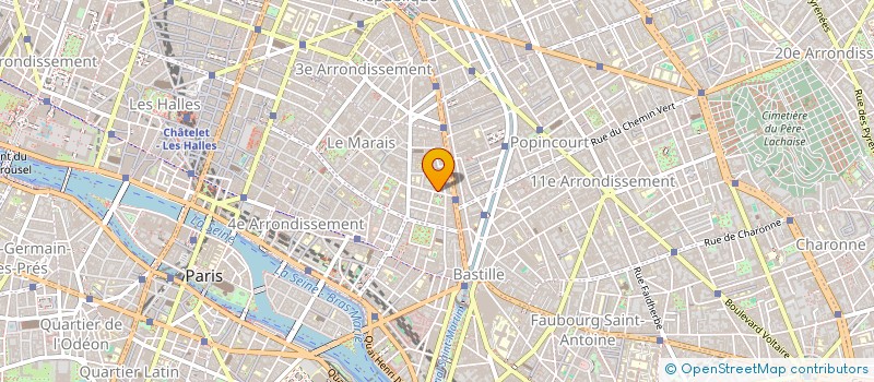 localisation de l'entreprise MADAME ELEODORA CANUEL à PARIS