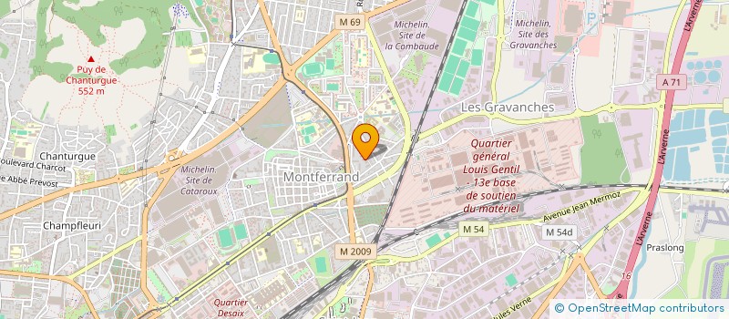 localisation de l'entreprise MADAME ELEONA CHOFFEL  CLERMONT-FERRAND